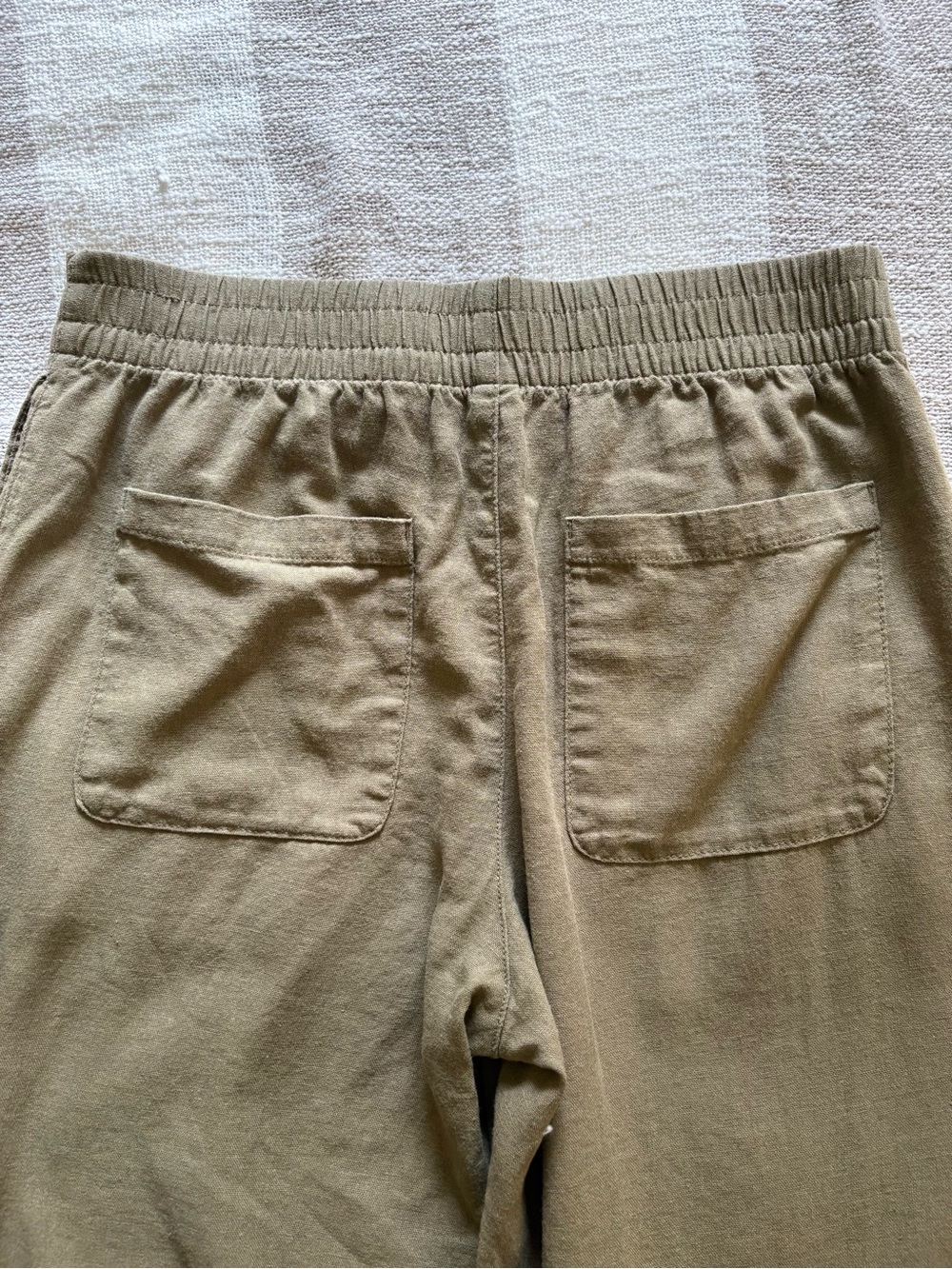 Old Navy High Rise Straight Linen Pant - Picture 8 of 9